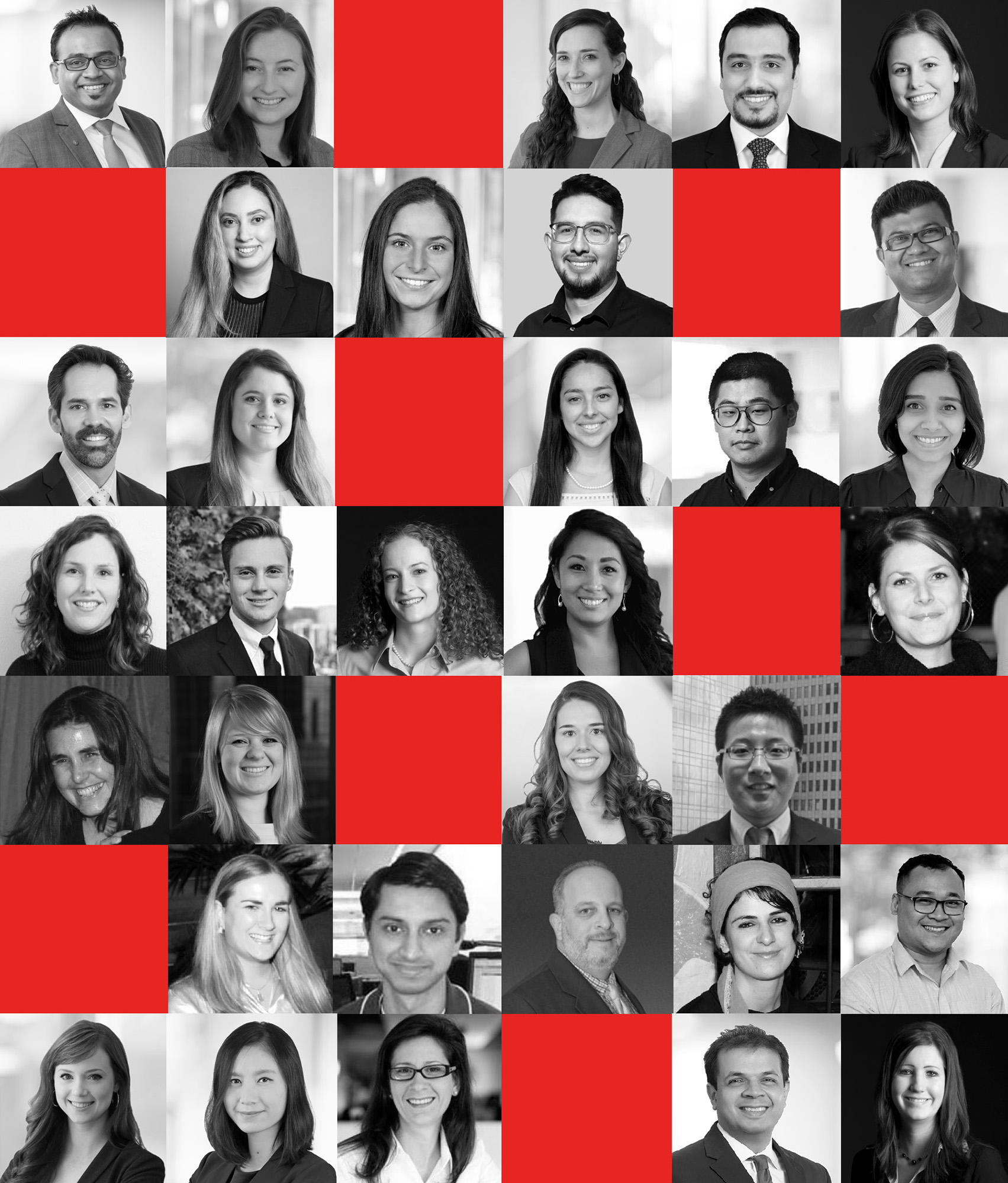Grid featuring headshots of previous Tradewell Fellows