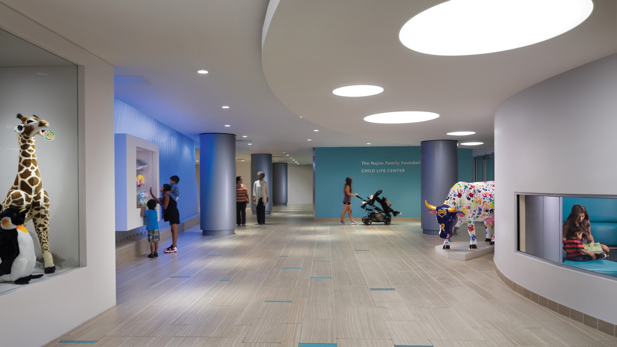 Children's Hospital lobby and gallery