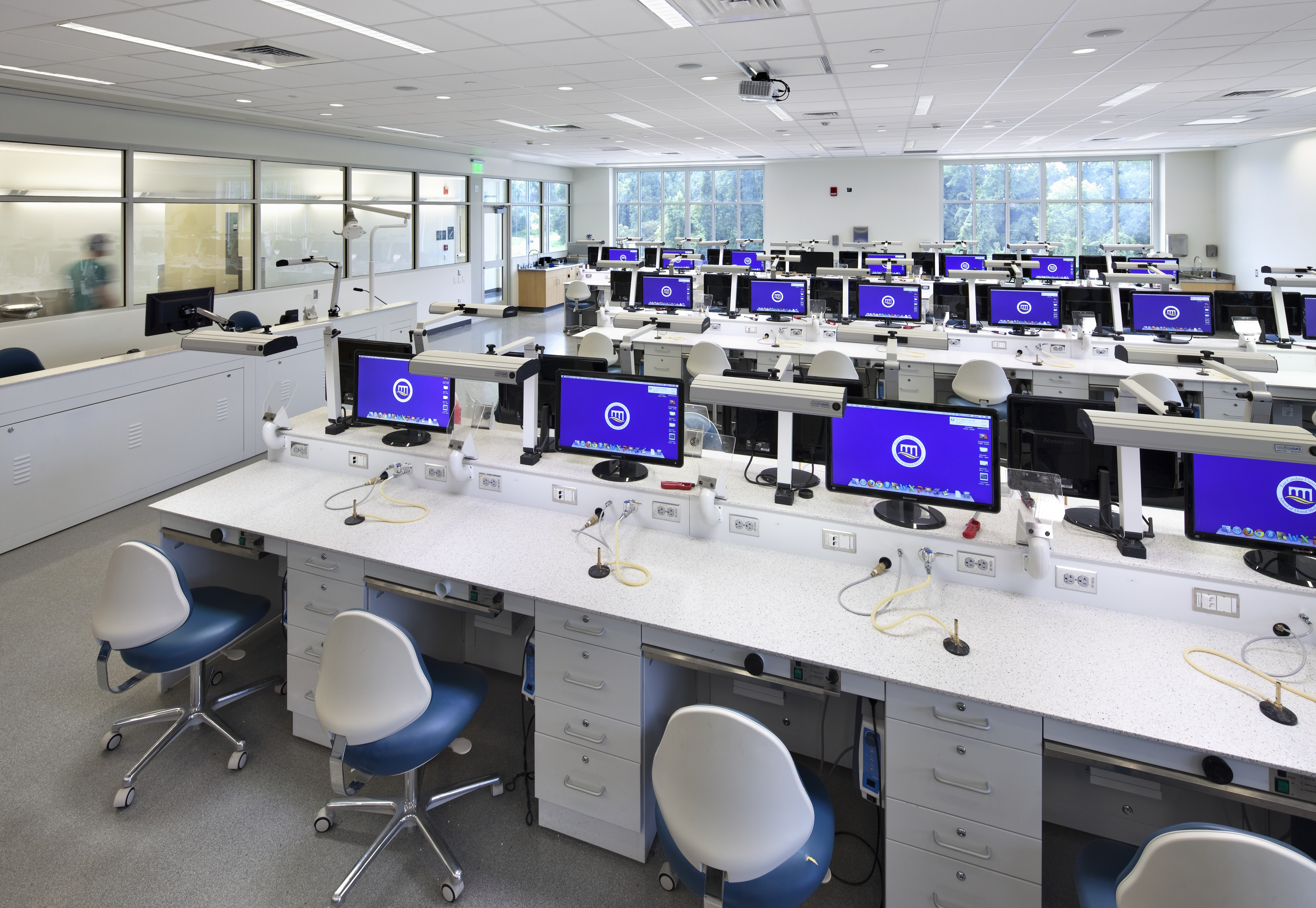 Multiple dedicated training stations ensure students easy and ready access.