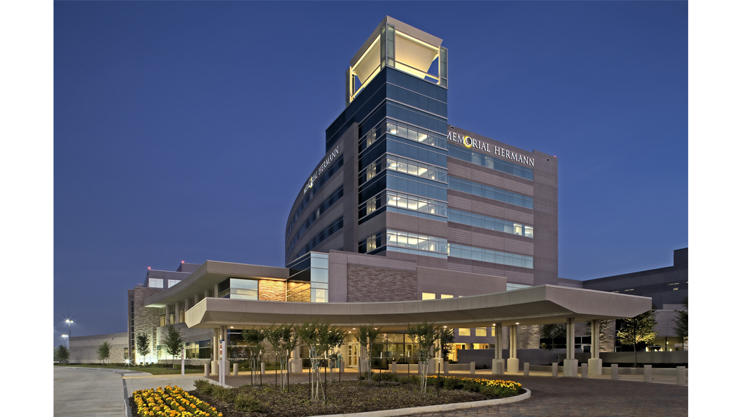 Exterior view of hospital