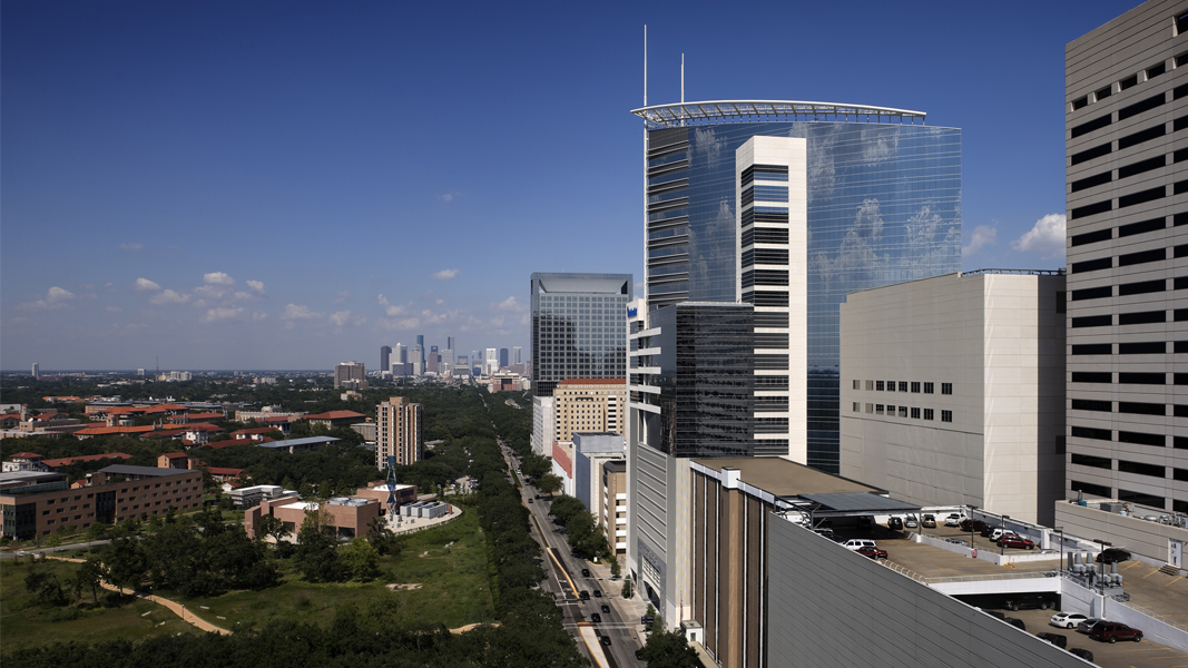 Aerial View of Houston Methodist Hospital