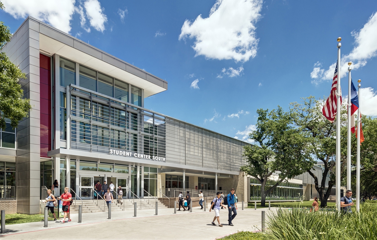 VIEW OF BUILDING ENTRANCE