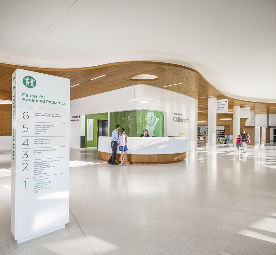 lobby and reception desk