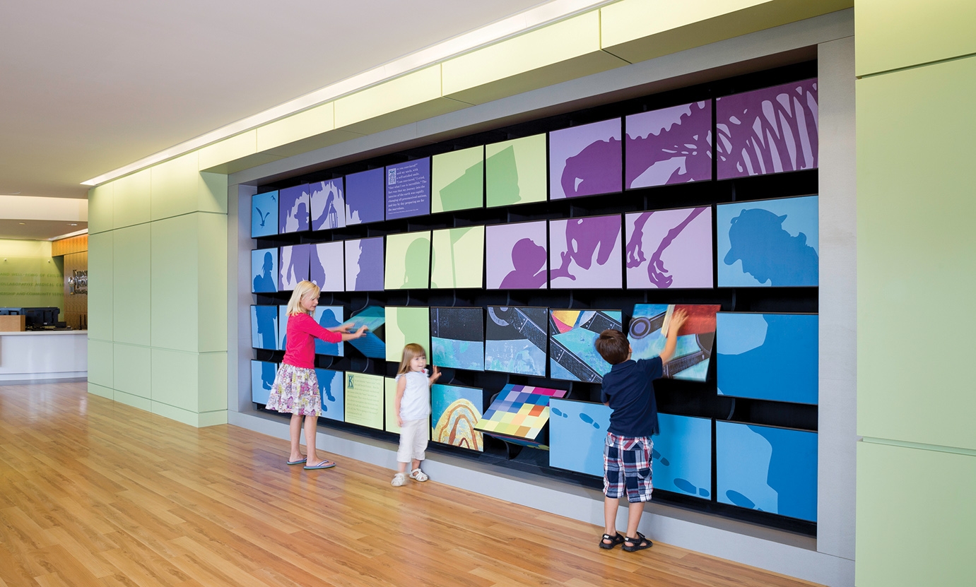 Interactive feature wall