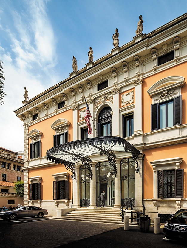 Main entrance, Rome Embassy