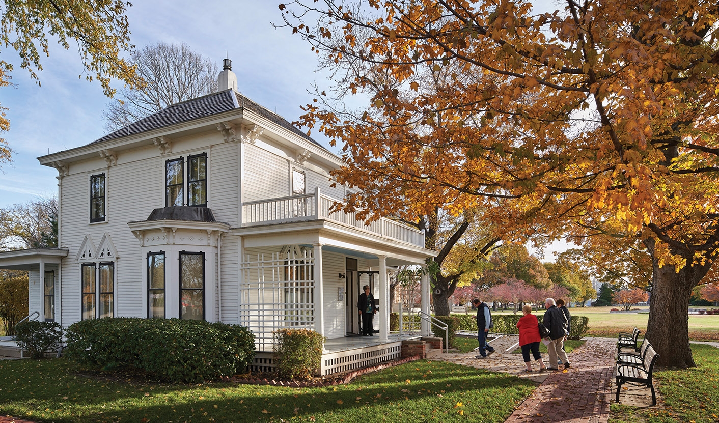 Exterior of Eisenhower's childhood home