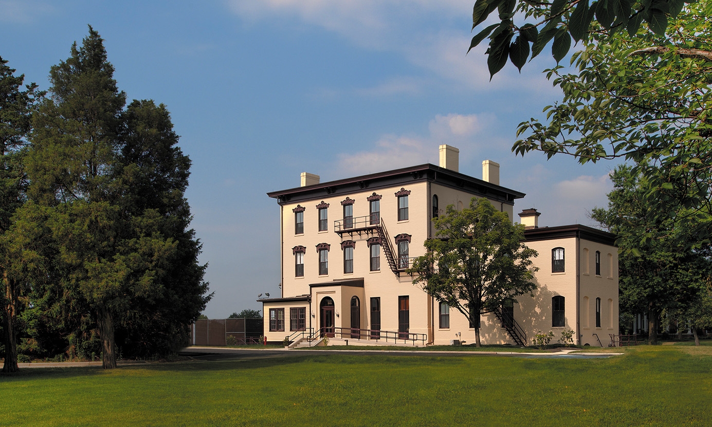 Exterior of Grant Hall at Fort McNair