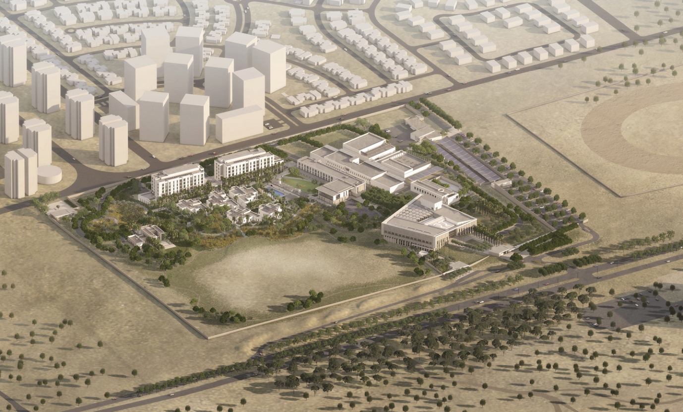 aerial view of campus