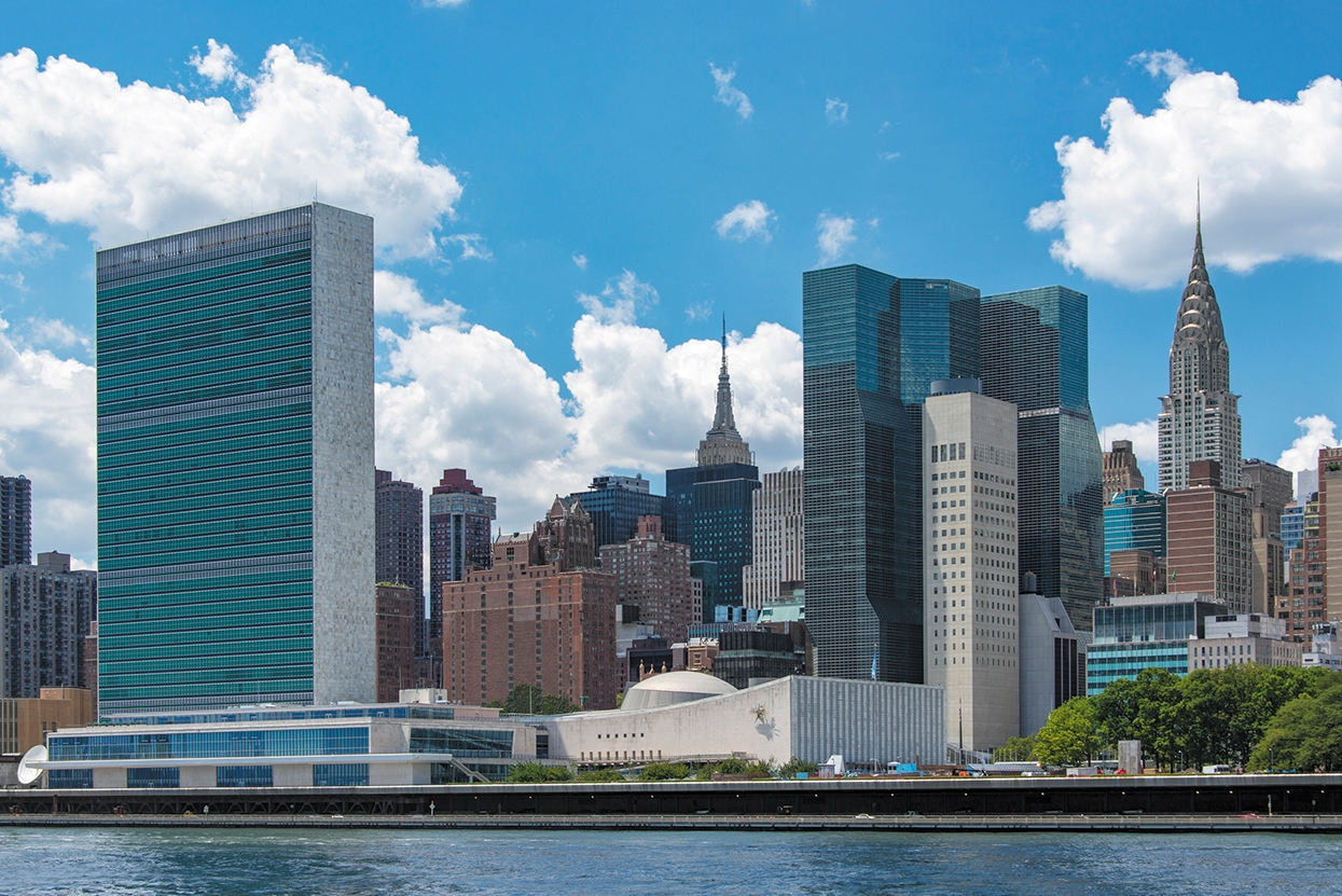View of the United Nations