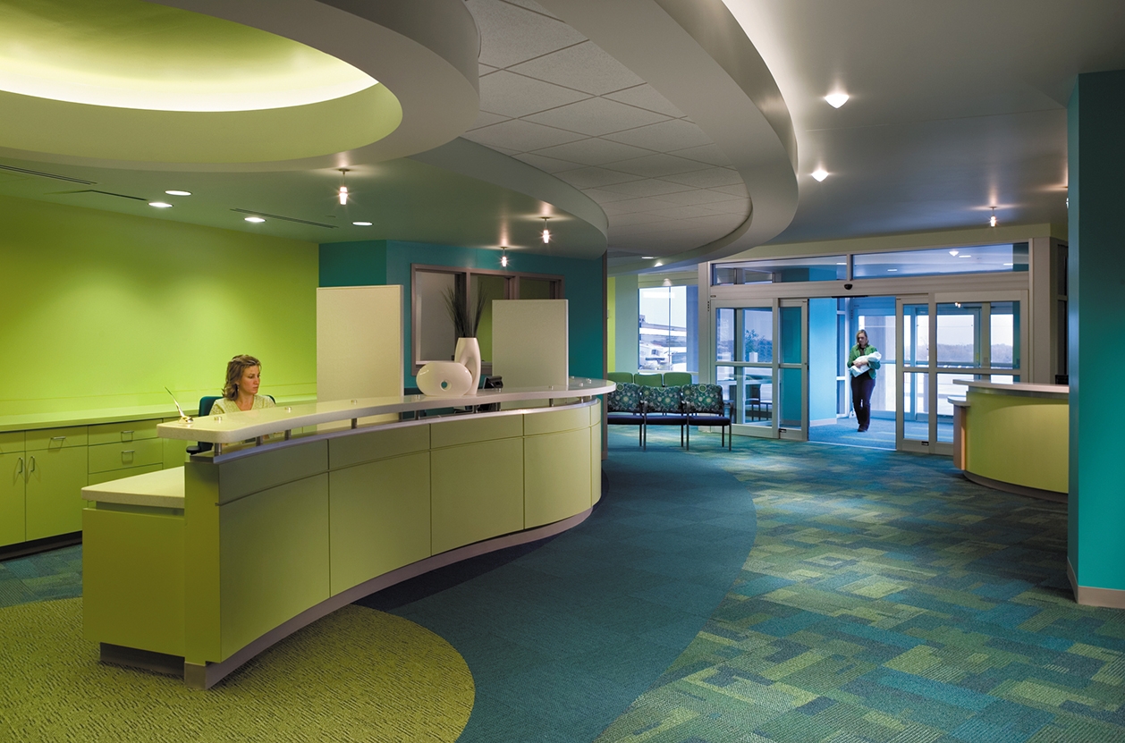 Emergency department registration desk