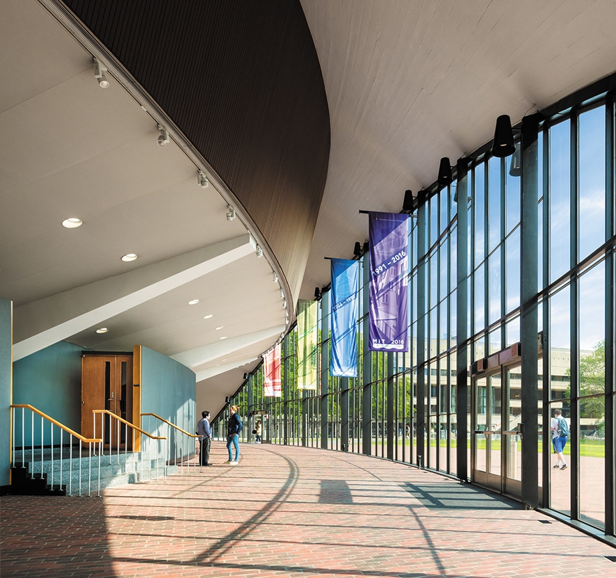 Auditorium lobby and entrance