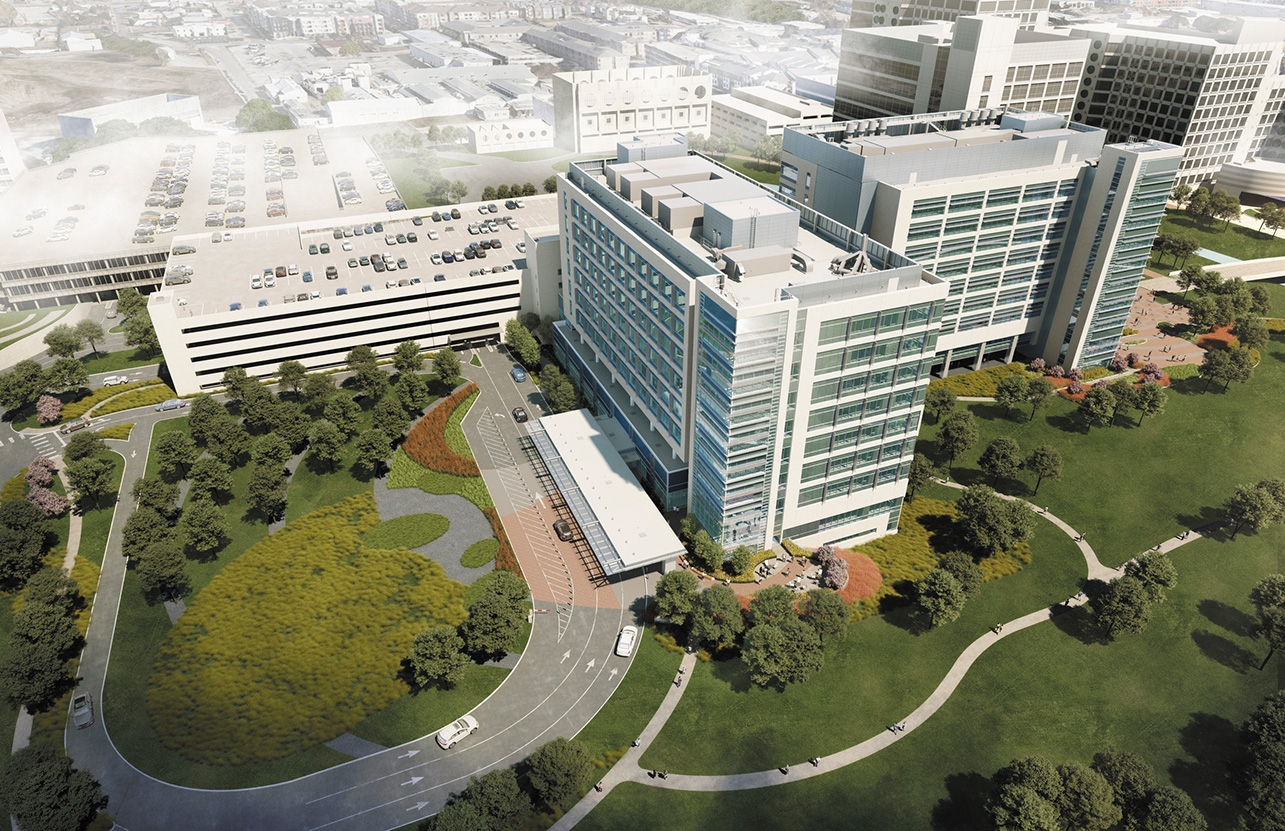 Exterior aerial rendering