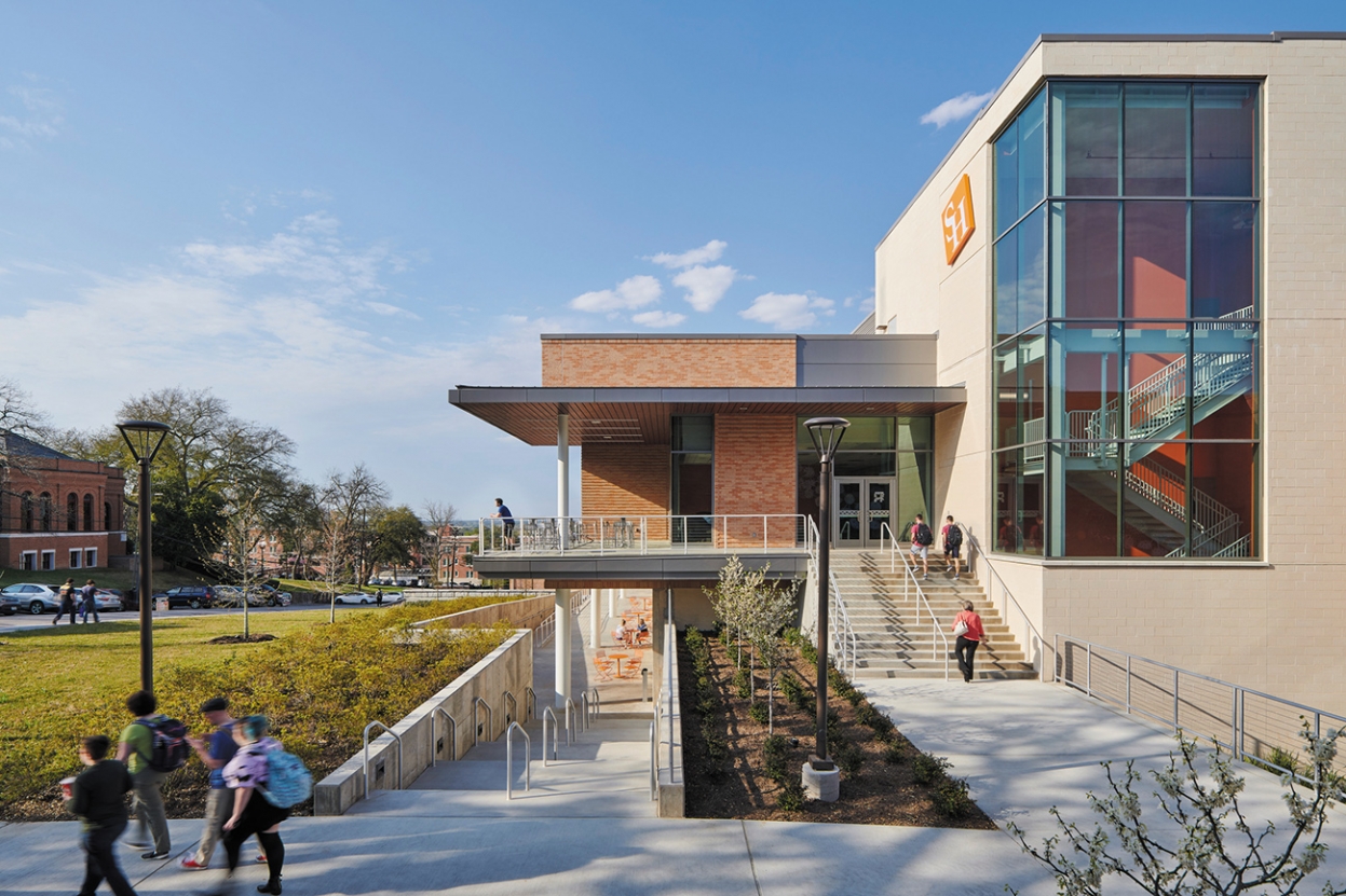 Side Entrance to Lowman Student Center