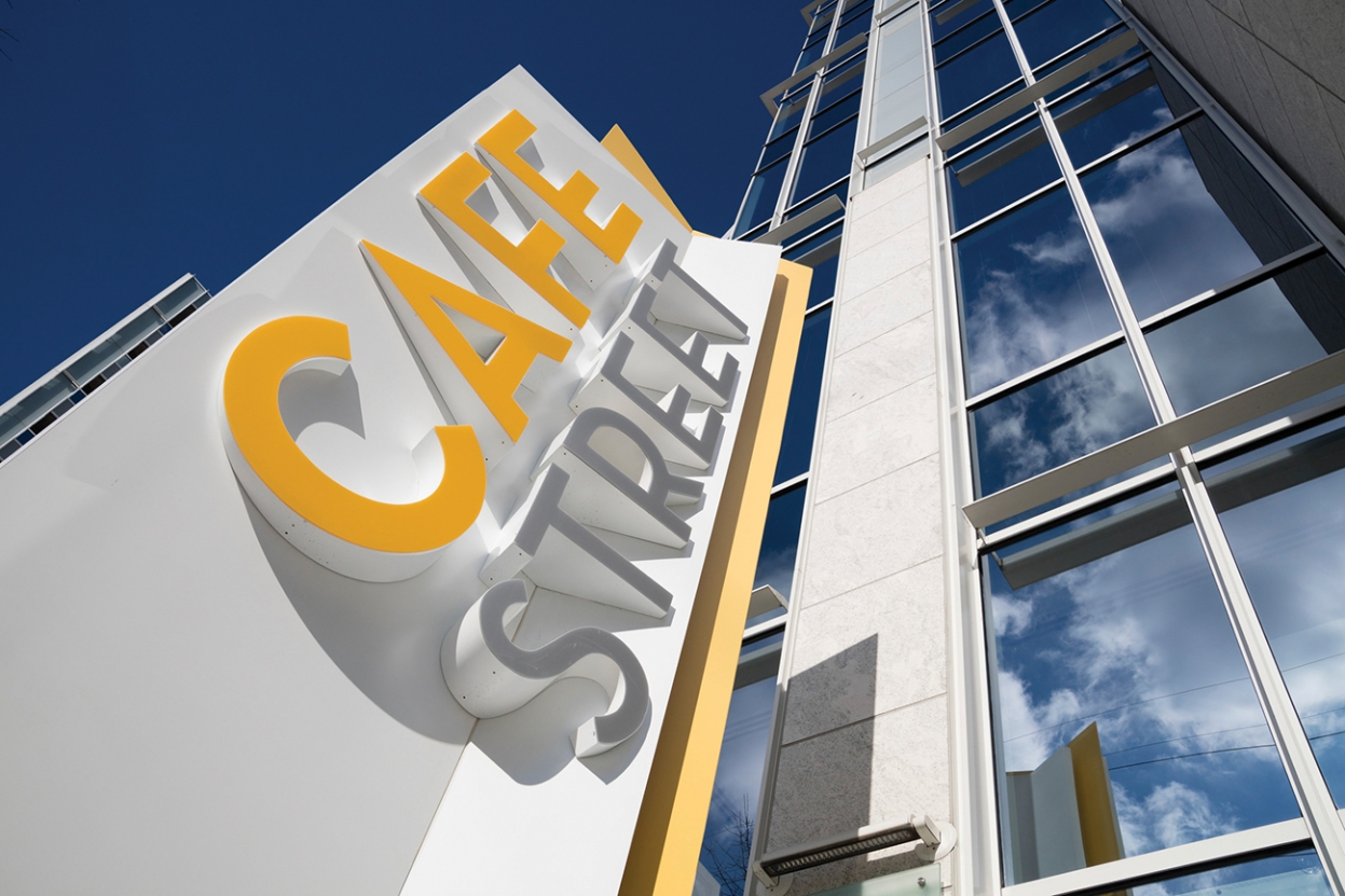 Cafe Street signage
