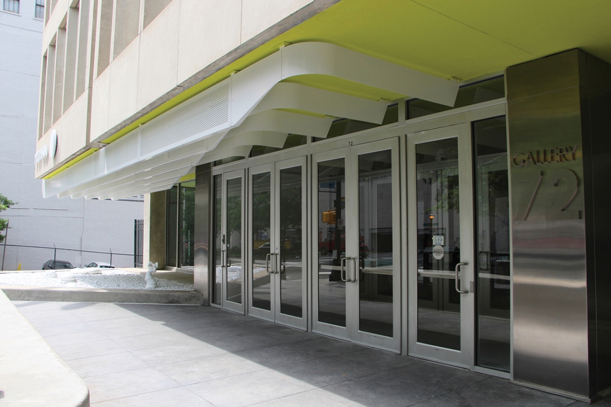 Gallery 72 entrance