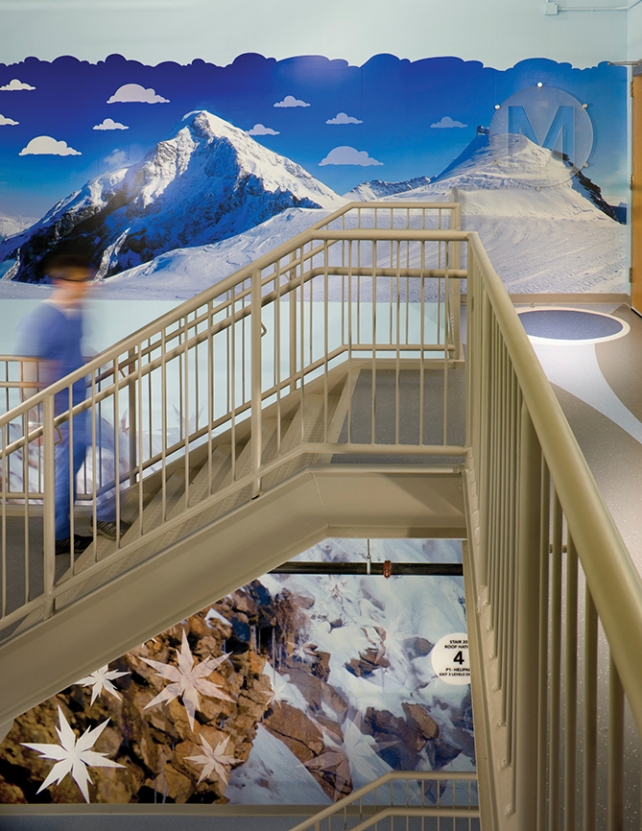 Stair gym details