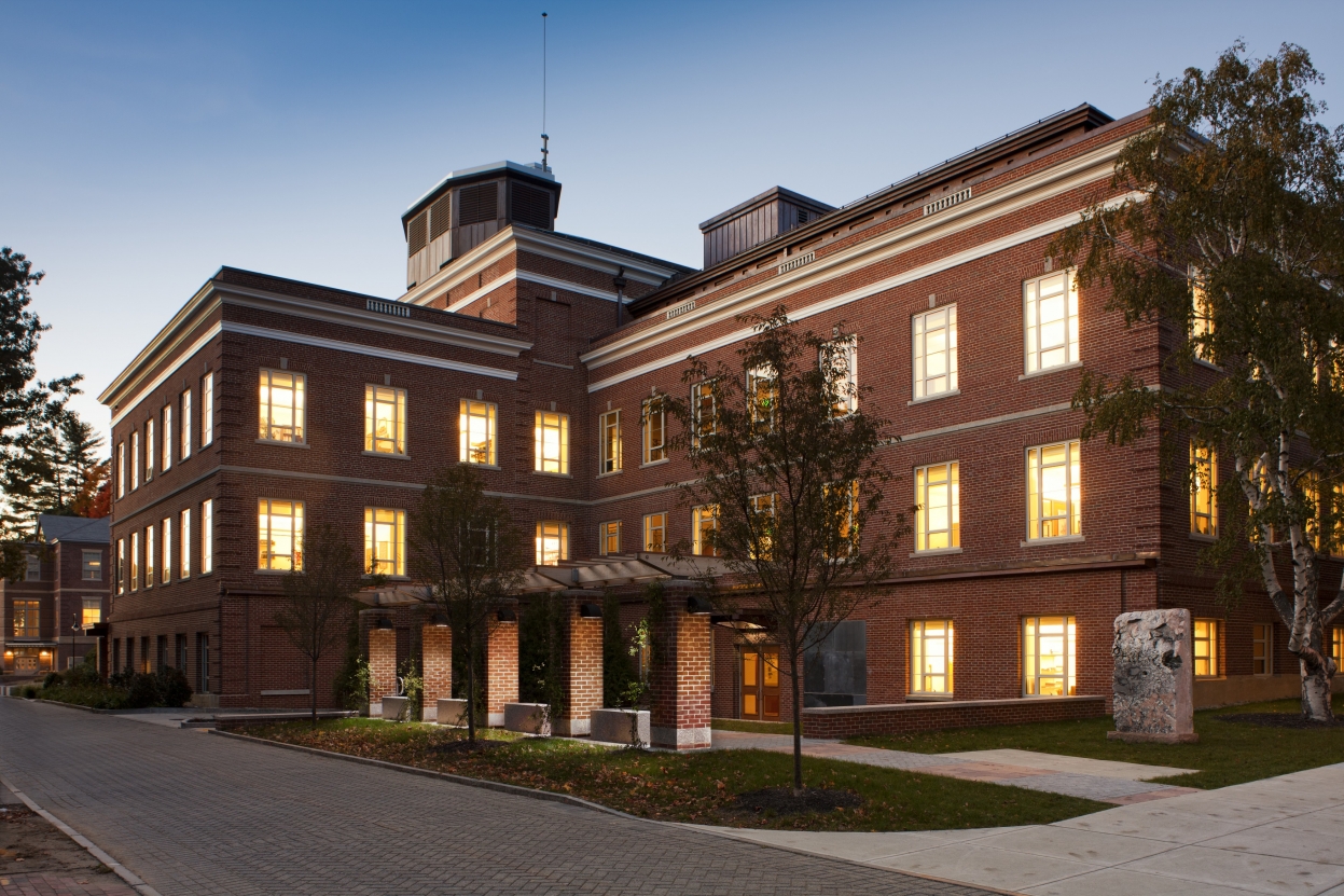 Exterior view at dusk