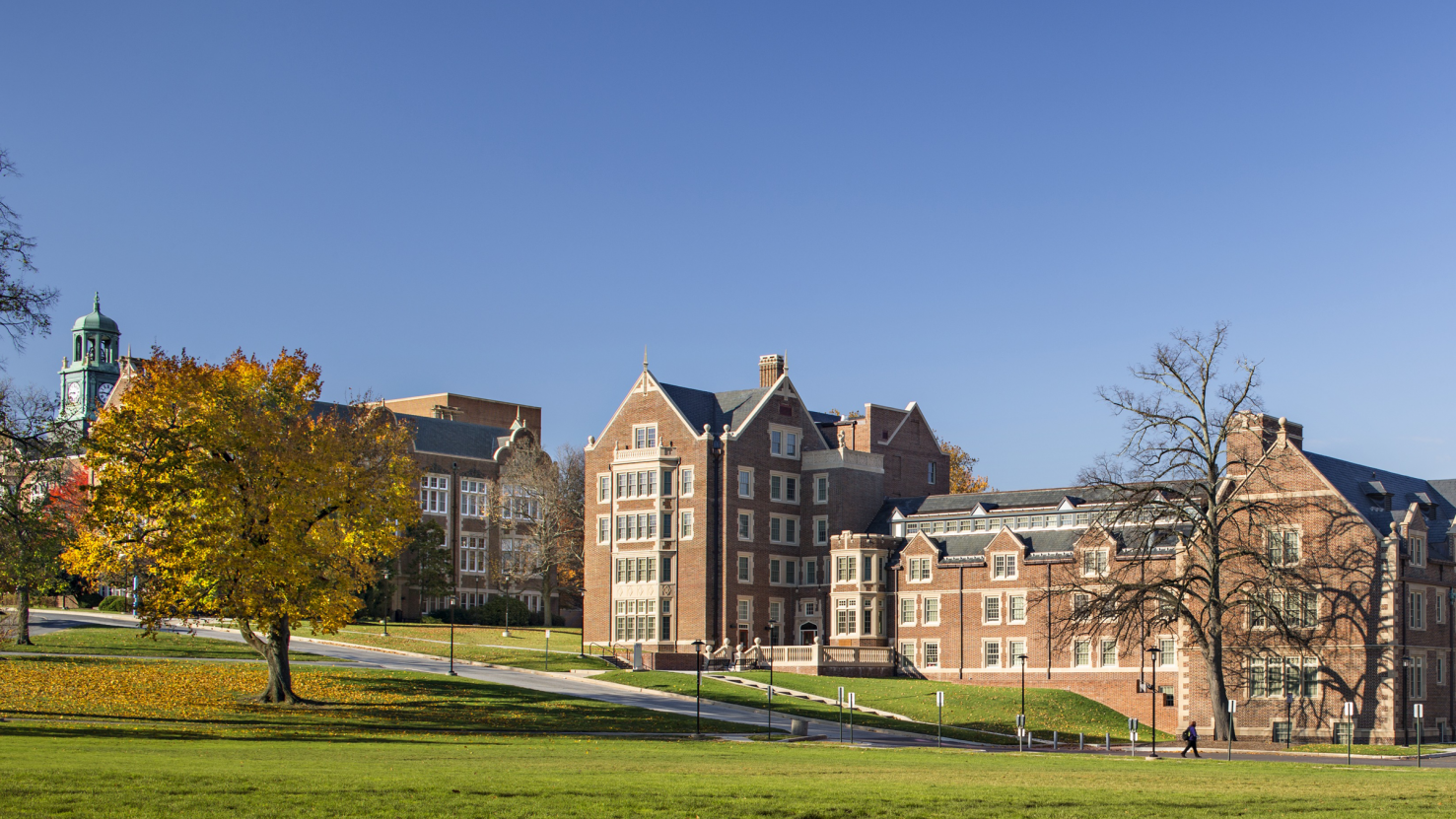 Exterior View of campus buildings
