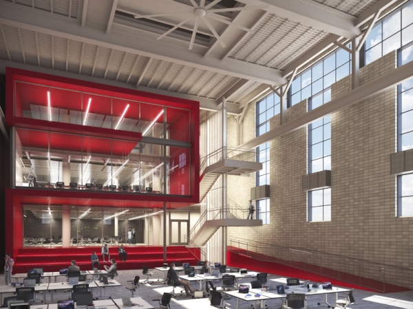 rendering of proposed new classroom