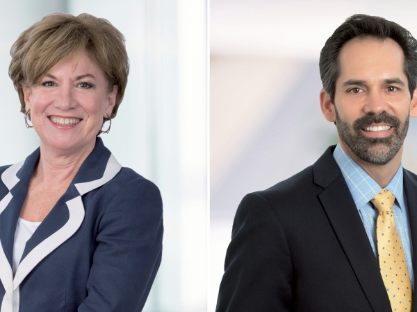 The headshots of medical planning experts Laurie Waggener and Mark Vaughan