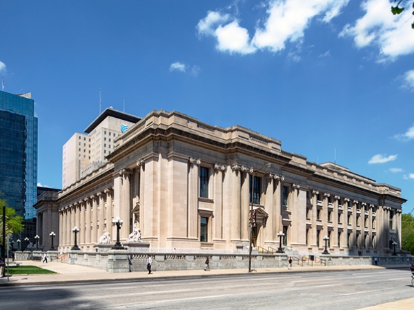 exterior of birch bayh federal us courthouse