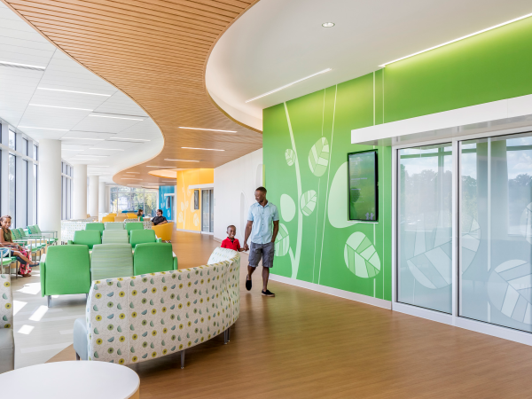 interior image showcasing the flooring of the center for advanced pediatrics