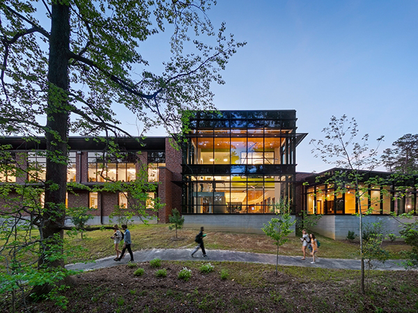 Exterior of the Wellness Center at the College of William and Mary