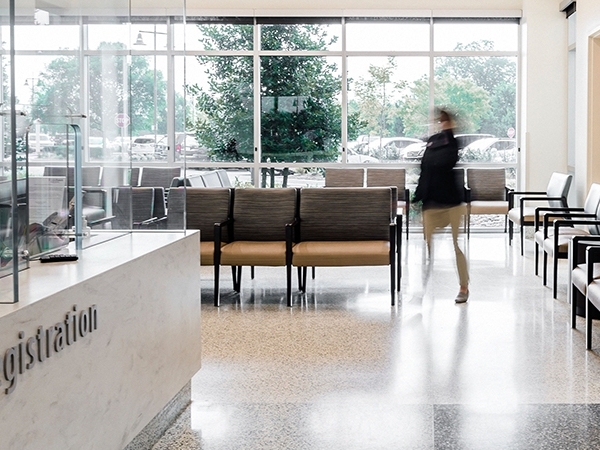 waiting room at observation room