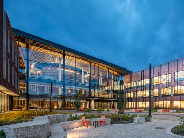 Grinnell Night Exterior