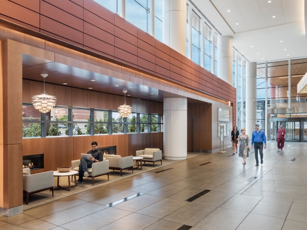 Lobby of Stamford Hospital