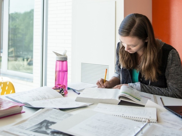 Girl Studying