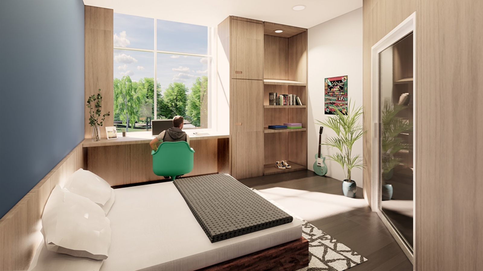 interior design for behavioral health patient room