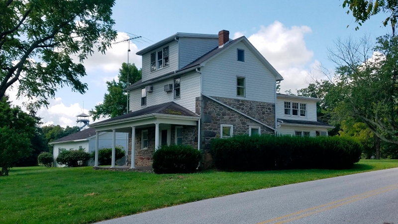exterior of warfield house