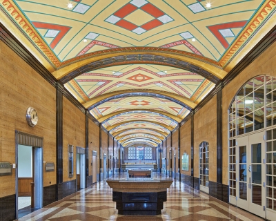 Levin Courthouse corridor