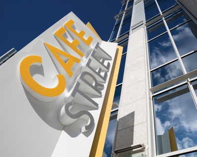 Cafe Street signage