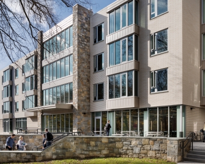 EXTERIOR VIEW FROM COURTYARD