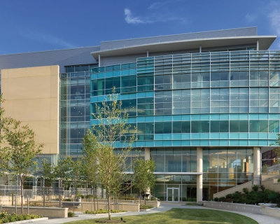Main Entrance with Therapy Garden