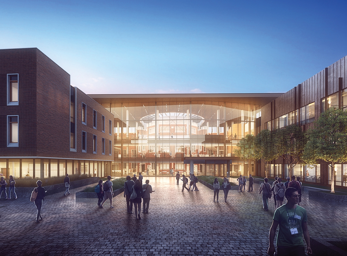 Rendering of Grinnell College