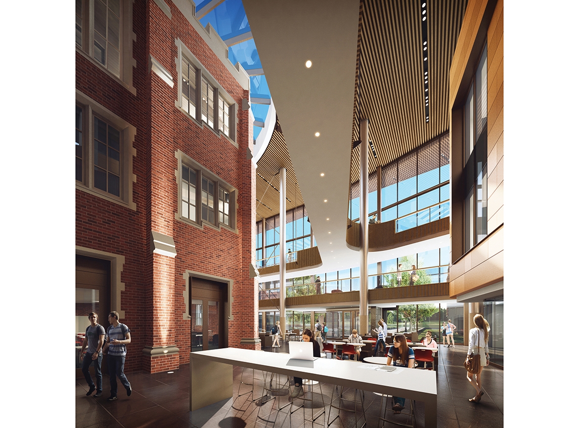 Rendering of Grinnell College